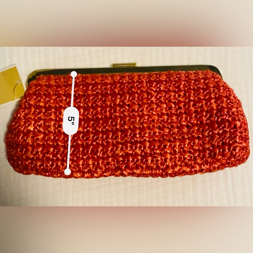 Michael Kors Coral Clutch Bag - Picture 4 of 5